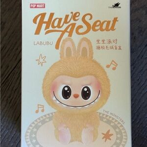 Labubu 'Have A Seat' Kids Bath Toy - Cream